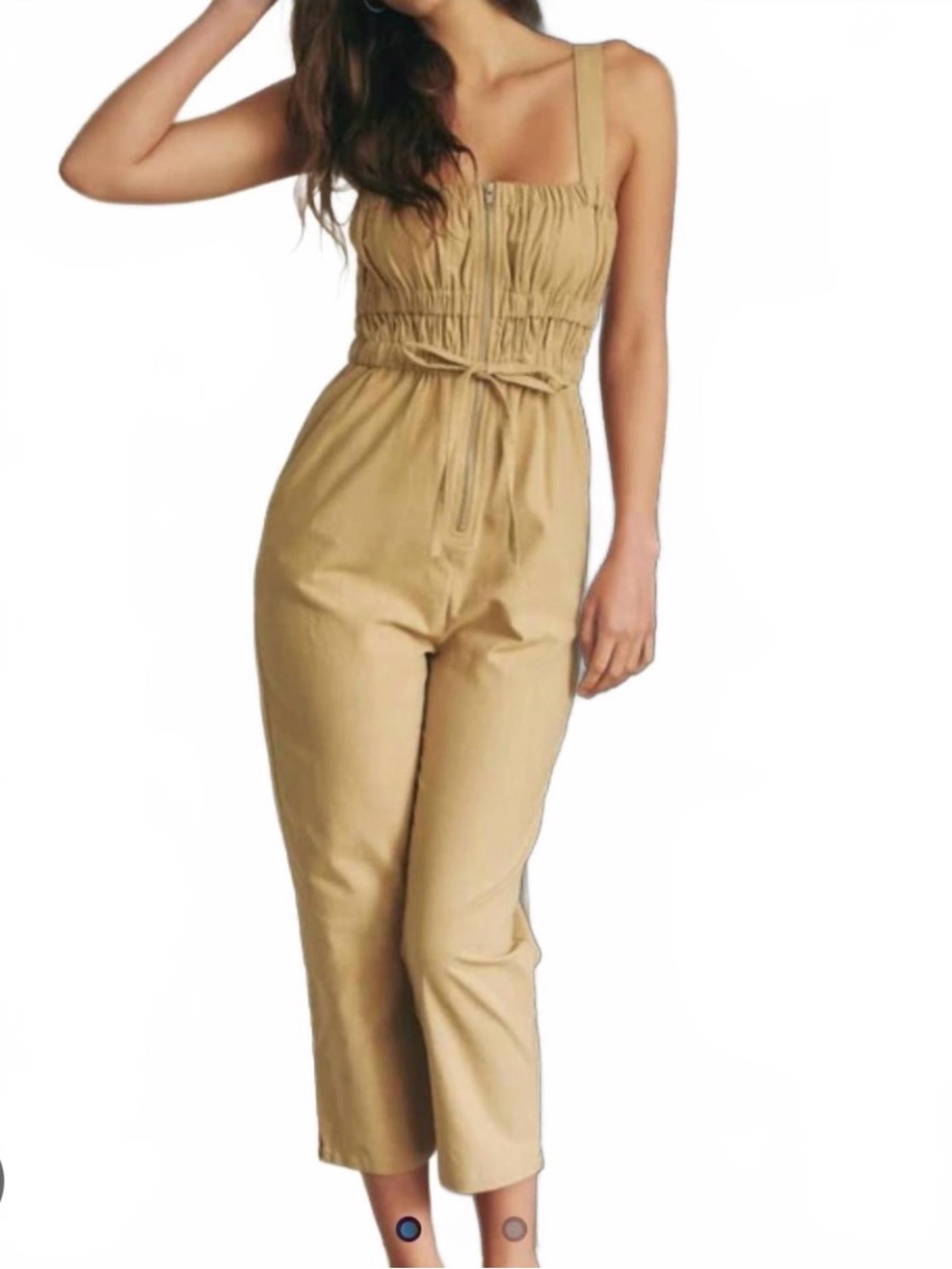 NWT RED Boutiqe Smocked Pants Jumpsuit Romper
